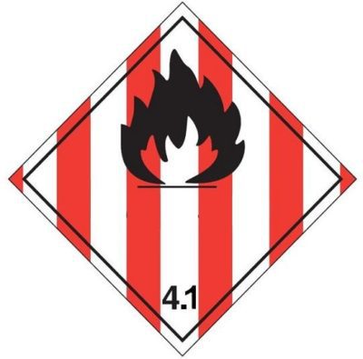 Class 4.1 : Flammable Solids-self-reactive substances and desensitized explosives