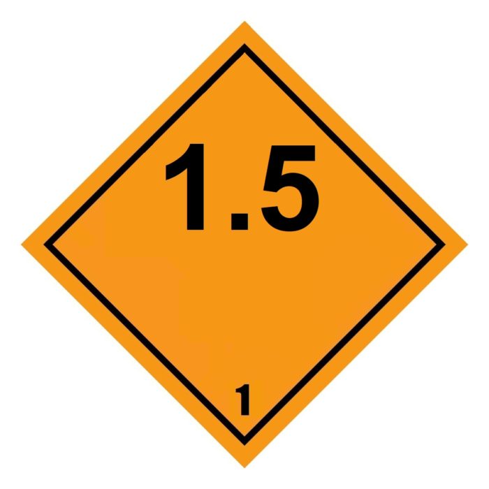 HD2150 Class 1.5 Placard
