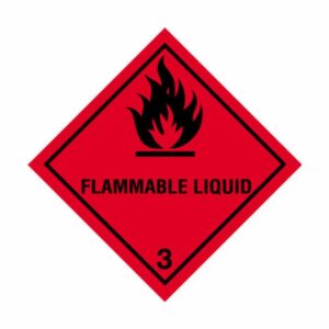 HD1301 UN Hazard Warning Diamond Class 3 Flammable Liquid