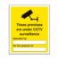 SS1170H These Premises Are Under CCTV Surveillance (300 x 250mm)