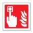 SS31017U Fire Alarm Call Point Symbol (100 x 100mm)