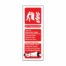 SS31218S Fire Blanket Identification (75 x 200mm)
