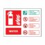 SS31237D Water Extinguisher Identification (100 x 150mm)