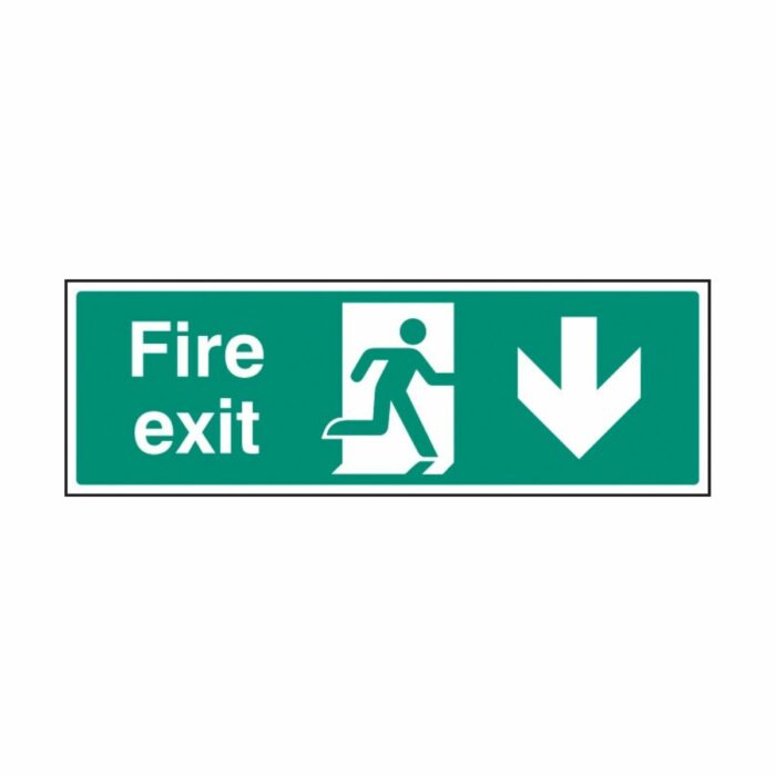 SS32008G Fire Exit - Down (300 x 100m)