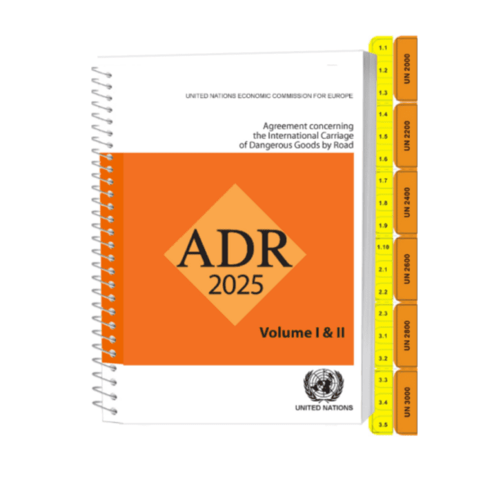 AE0026 ∙ ADR 2025 European Agreement 2 Volume Spiral Bound Edition